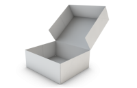 The bottom and lid are combined into one complete case, which saves you transport and storage costs. This construction is also ideally suited for prominent shelf presentation in retail.